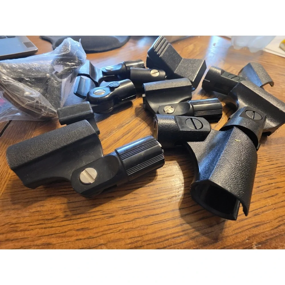 9 Mic Clips, Various Brands